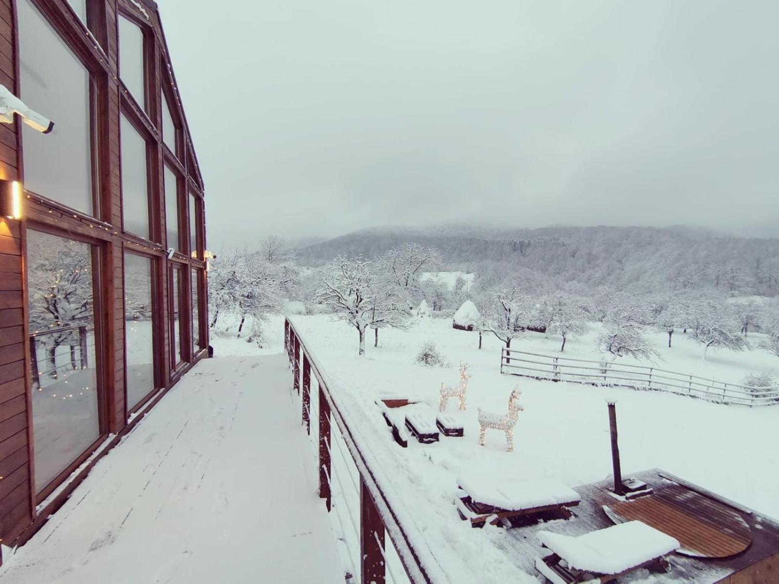 Le Chalet M - Cabana Cu O Panorama De Poveste. Surdesti  외부 사진
